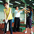 日本プロゴルフ協会認定のティーチングプロを中心としたスタッフが指導します。